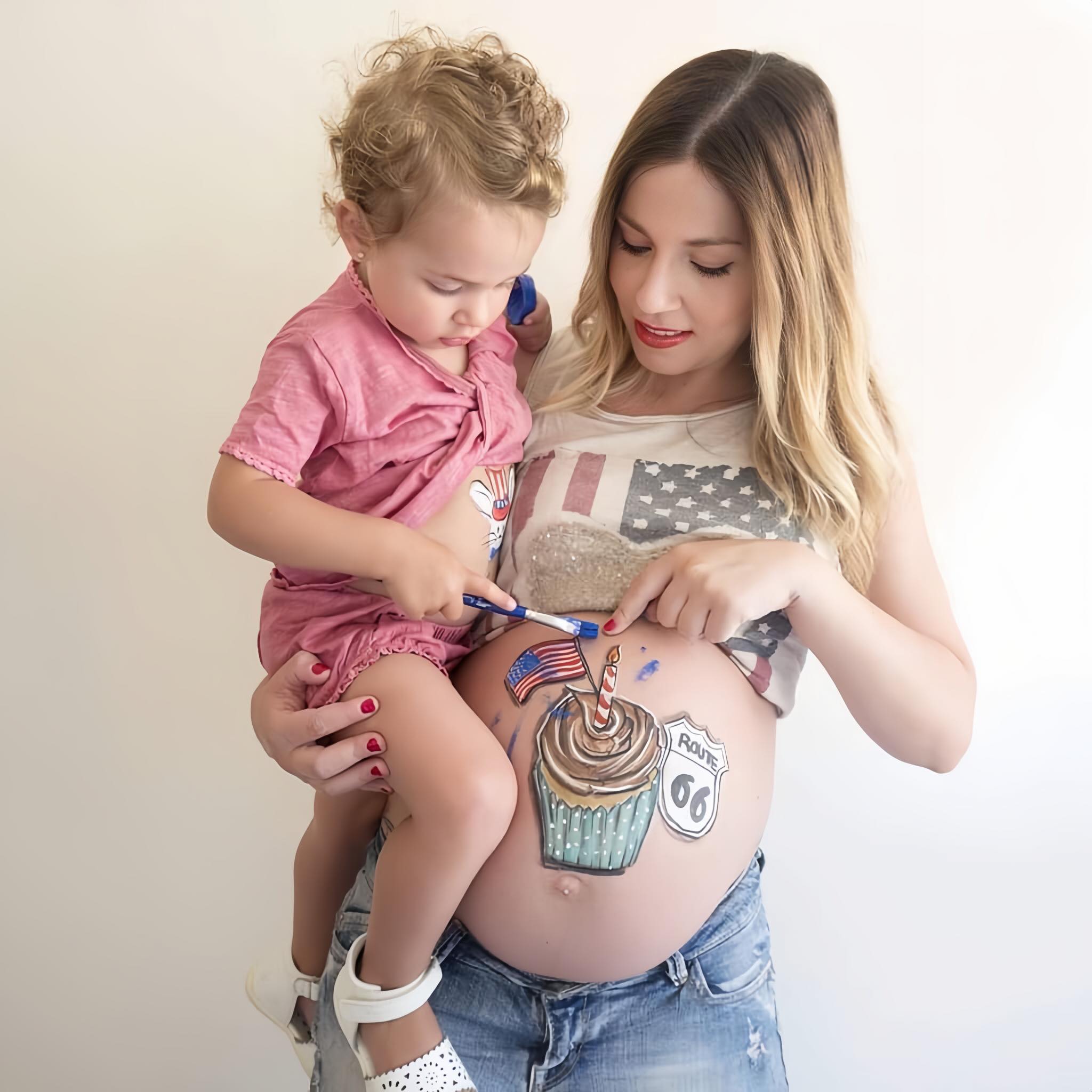 belly painting during pregnancy is a sweet way to capture that magical time 53343 1