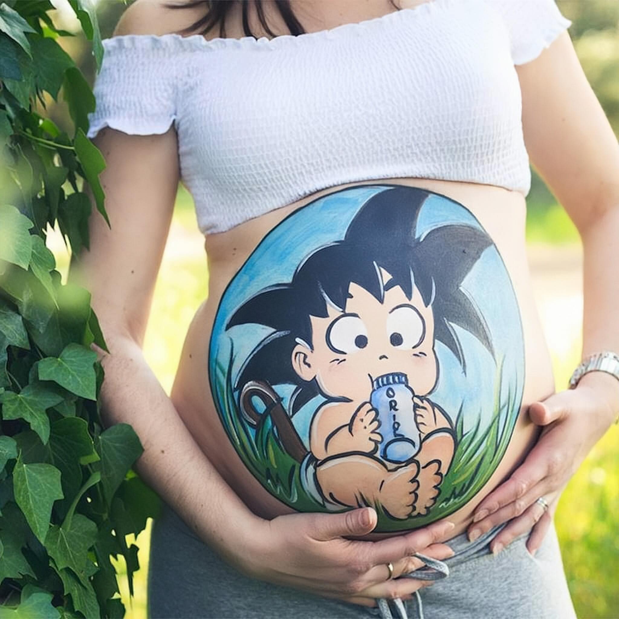 belly painting during pregnancy is a sweet way to capture that magical time 53343 2