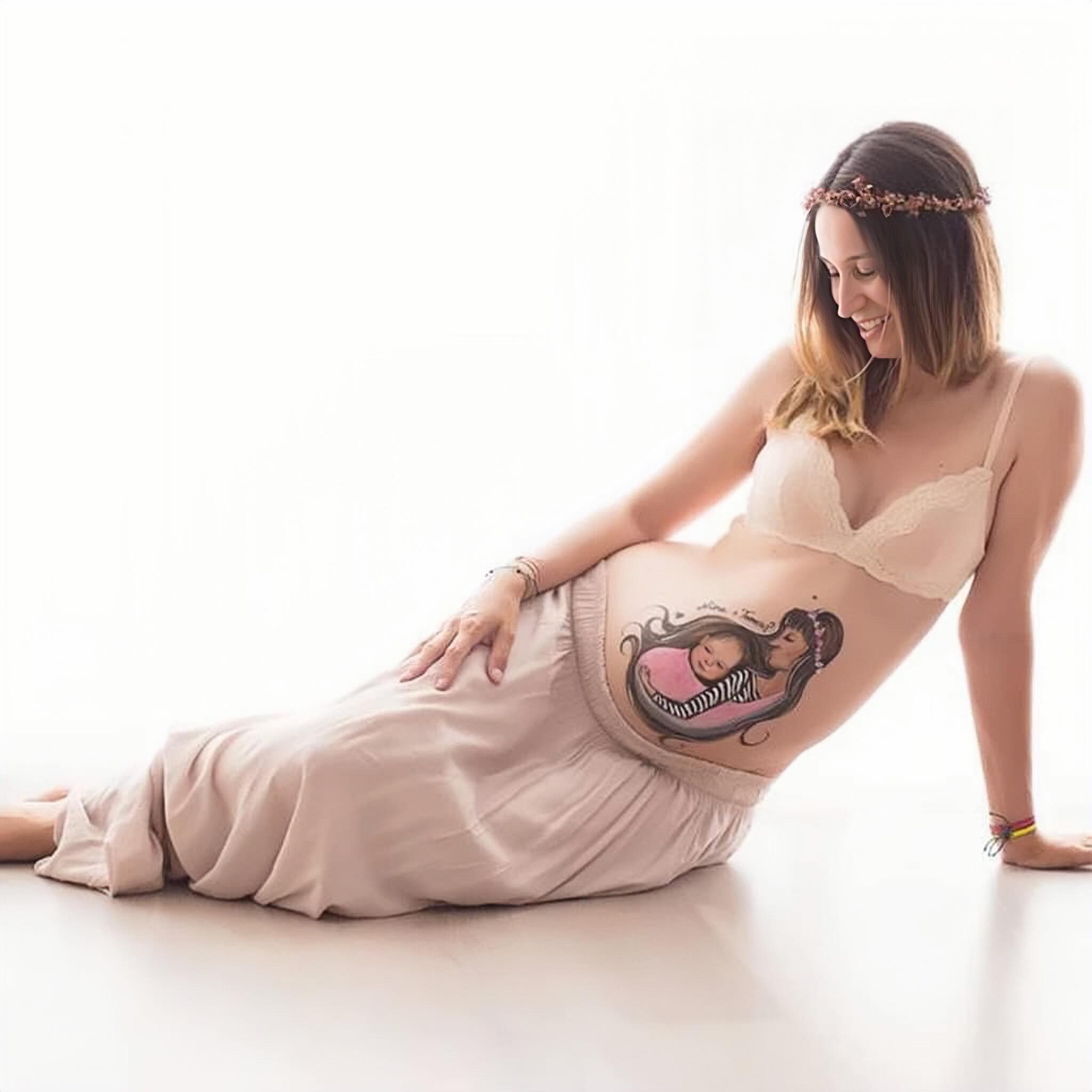 belly painting during pregnancy is a sweet way to capture that magical time 53343 4