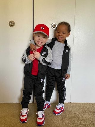 people dont think my black toddler and my son who is albino are identical twins 34770 3